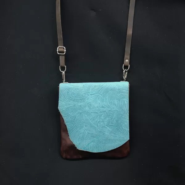 Leather crossbody purse