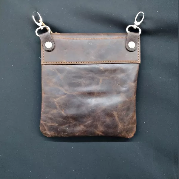 Leather crossbody bag