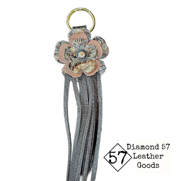 Leather Flower Key Chains - Image 12